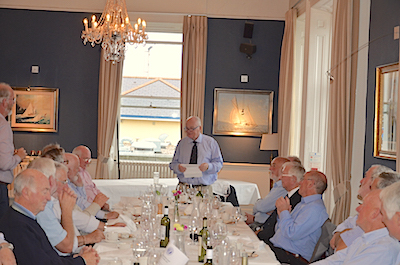 Chief ROMEO Gerry O'Neill addressing his subordinates