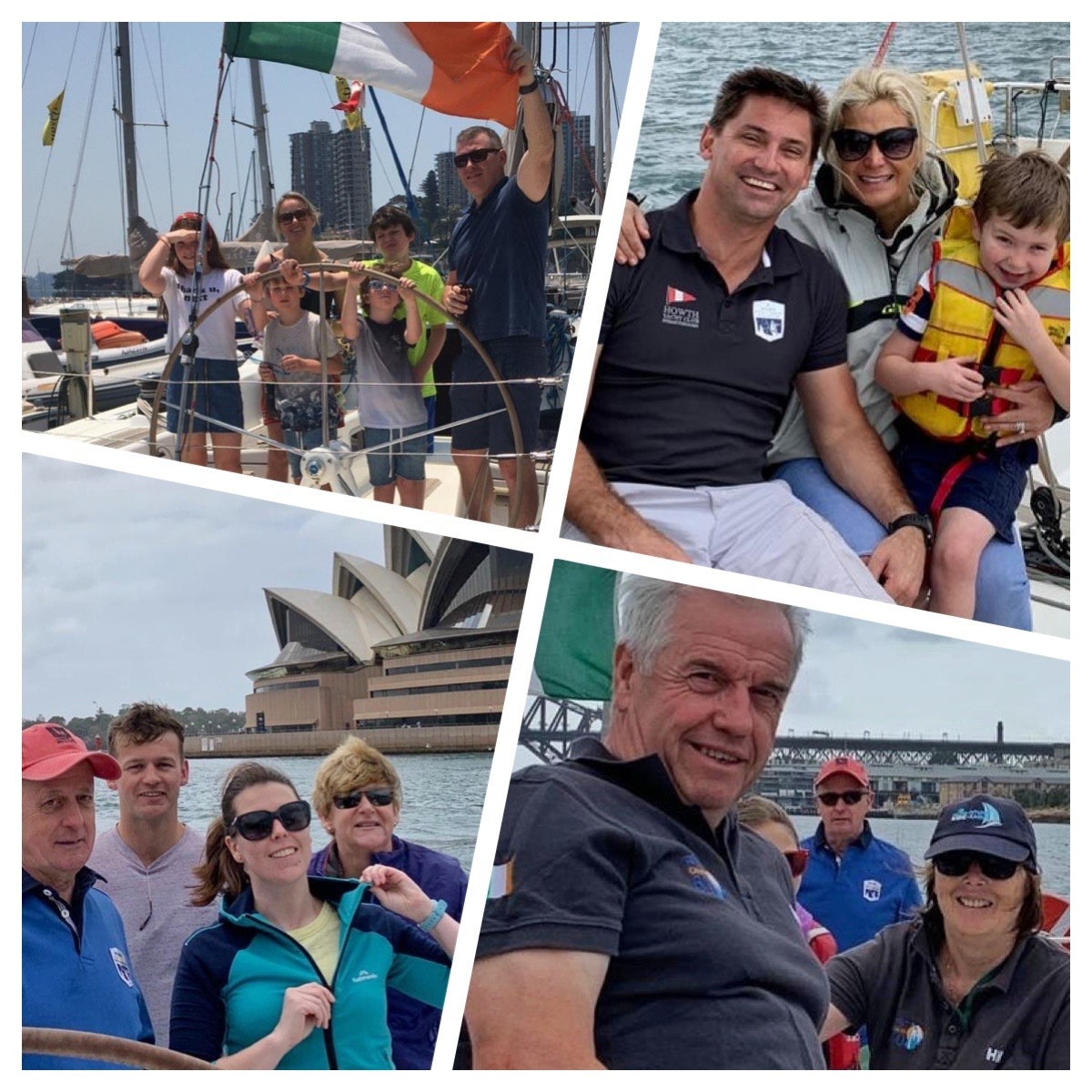 Family time for the Sheridans, DeNeves, Malcolms and Berminghams