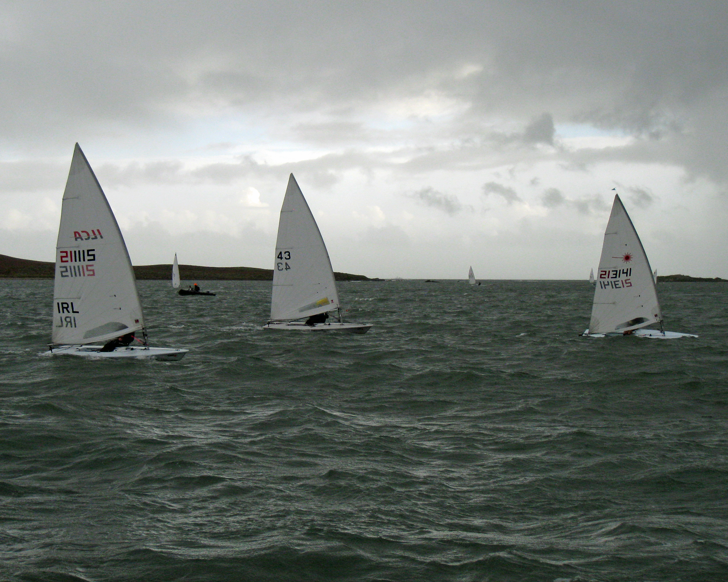 Daragh Kelleher taking 2nd, followed closely by Conor Murphy and Rory Lynch
