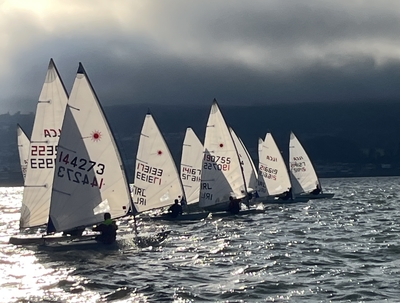 Freezing Conditions for the Dinghy Frostbites Spring Series