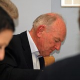 Dr Tom Houlihan concentrates on the job